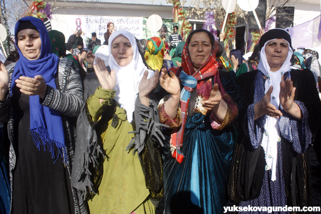 Yüksekova'da kadınlar günü kutlandı 36