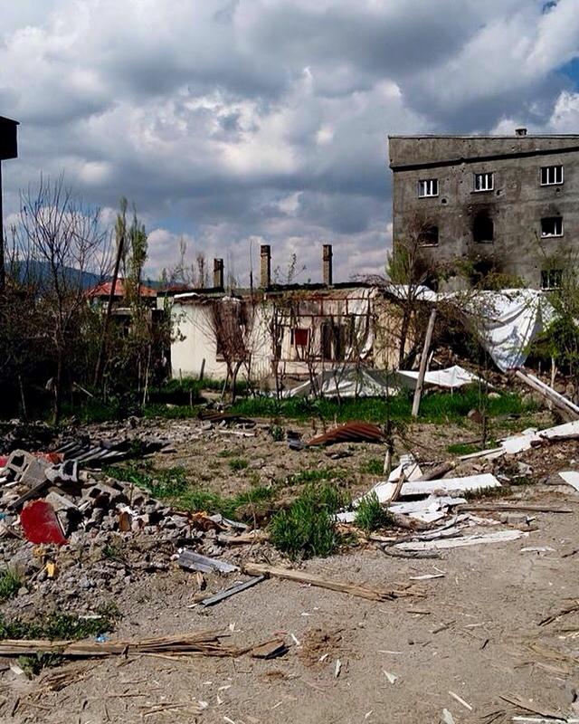 Yüksekova'da çatışma sonrası fotoğraflar 11