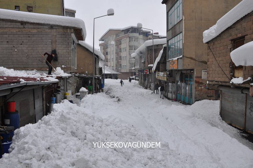 Yüksekova'da hayat durma noktasına geldi 3