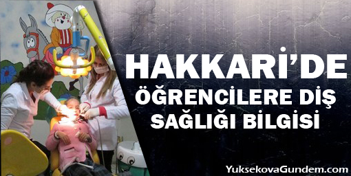 Öğrencilere diş sağlığı bilgisi