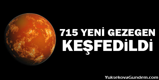 715 yeni gezegen keşfedildi