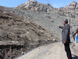 Hakkari'de heyelan korkusu