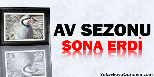 Av sezonu sona erdi