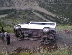 Yayla yolunda kaza: 10 yaralı