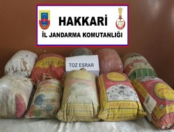 75 kilo toz esrar ele geçirildi