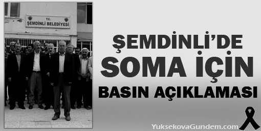 Şemdinli TÜMBEL-SEN'den Soma için basın açıklaması