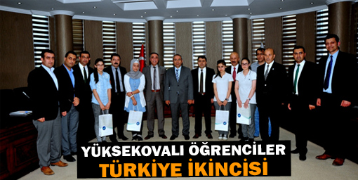 Yüksekovalı Öğrenciler Türkiye İkincisi