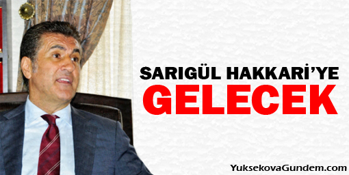 Sarıgül Hakkari'ye gelecek