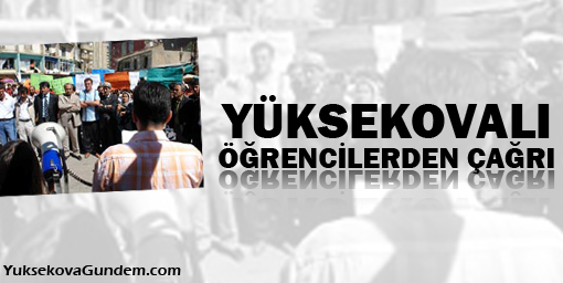 Yüksekovalı Öğrencilerden Çağrı!