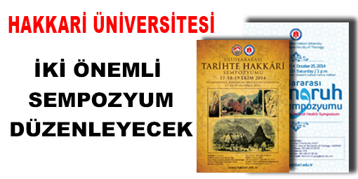 Hakkari Üniversitesi İki Önemli Sempozyum Düzenleyecek