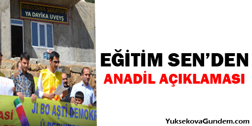 Eğitim-Sen'den 'anadil' açıklaması