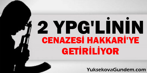 2 YPG'linin cenazesi Hakkari'ye getiriliyor