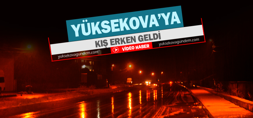 Yüksekova'da Kar Yağışı