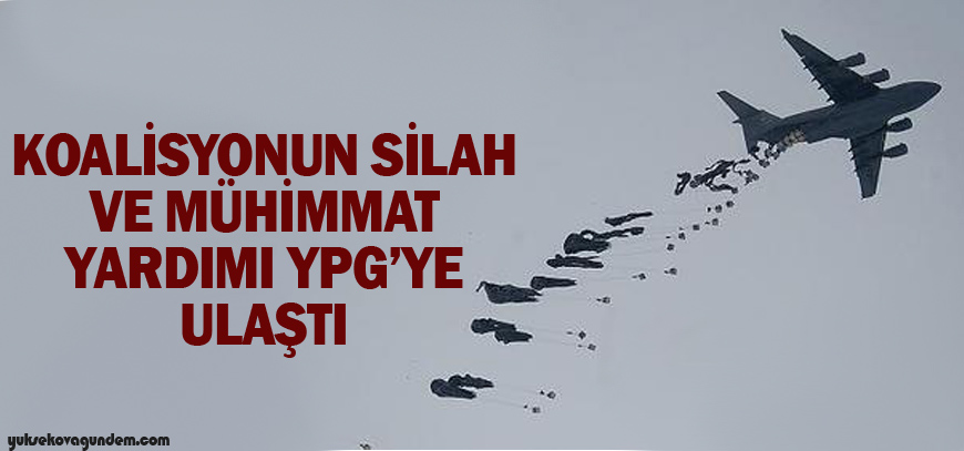 YPG: Koalisyonun Silah Ve Mühimmat Yardımı Ulaştı