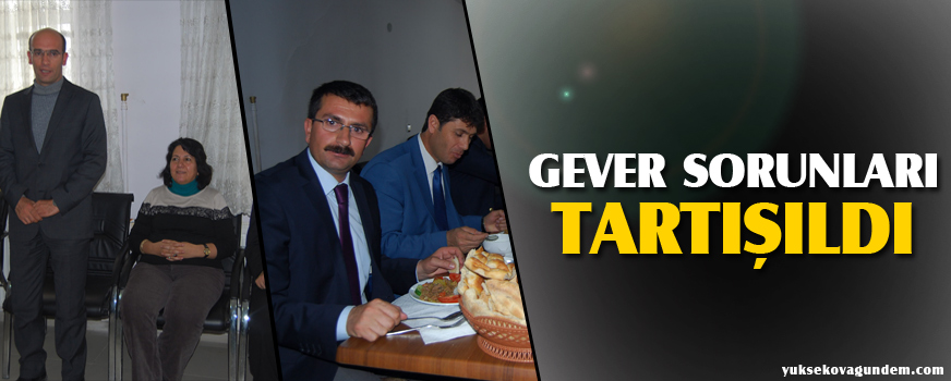 Yüksekova Sorunları Tartışıldı