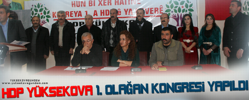 HDP Yüksekova 1. Olağan Kongresi Yapıldı