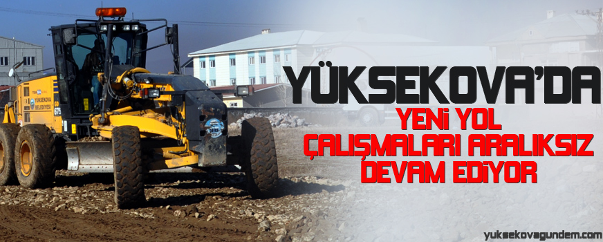 Yeni Yol Çalışmaları Aralıksız Devam Ediyor