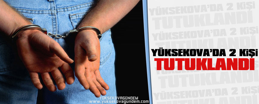 Yüksekova'da 2 Kişi Tutuklandı