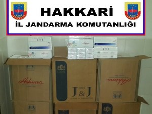 3100 paket sigara ele geçirildi