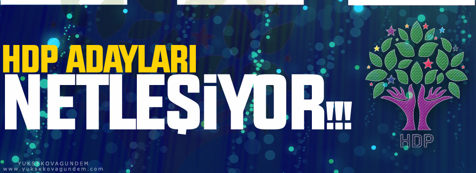 HDP Adayları Netleşiyor