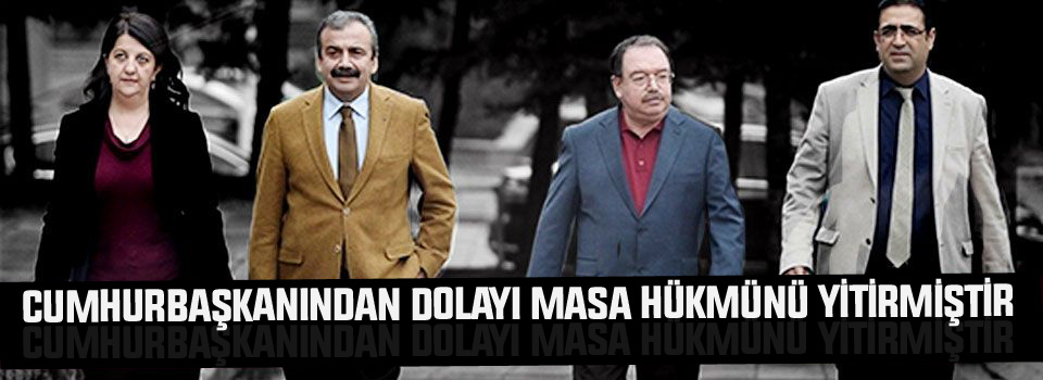 İmralı Heyeti: Cumhurbaşkanından dolayı masa hükmünü yitirmiştir