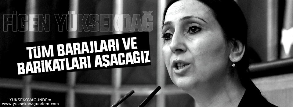 Yüksekdağ: Tüm barajları ve barikatları aşacağız