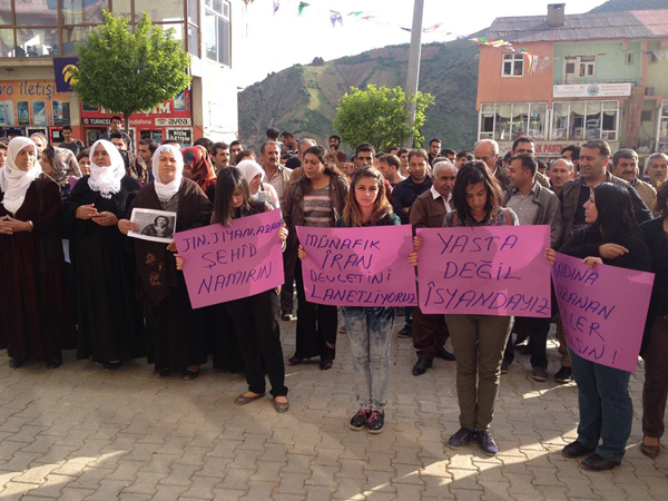 Şemdinli 'Ferinaz Xosrawani' için yürüdü