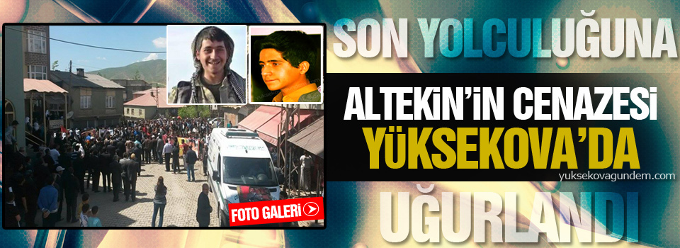 YPG'li Altekin Son Yolculuğuna Uğurlandı