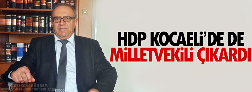 HDP Kocaeli’de de milletvekili çıkardı