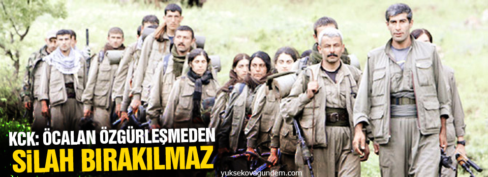 KCK: Öcalan özgürleşmeden silah bırakılmaz