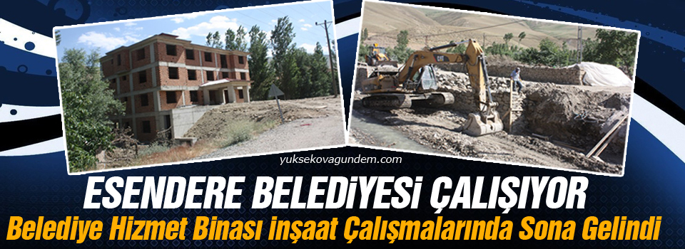 Belediye Hizmet Binası İnşaat Çalışmalarında Sona Gelindi