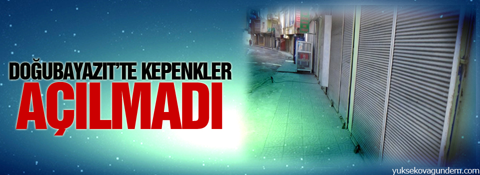 Gözaltılara tepki gösteren esnaf kepenk açmadı