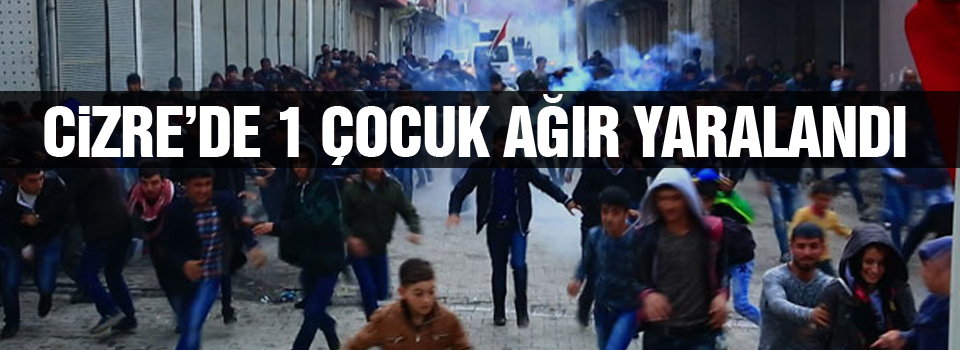 Cizre'de Bir Çocuk Yaralandı