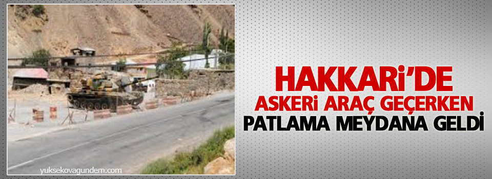 Hakkari'de Patlama