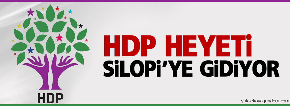 HDP heyeti Silopi’ye gidiyor