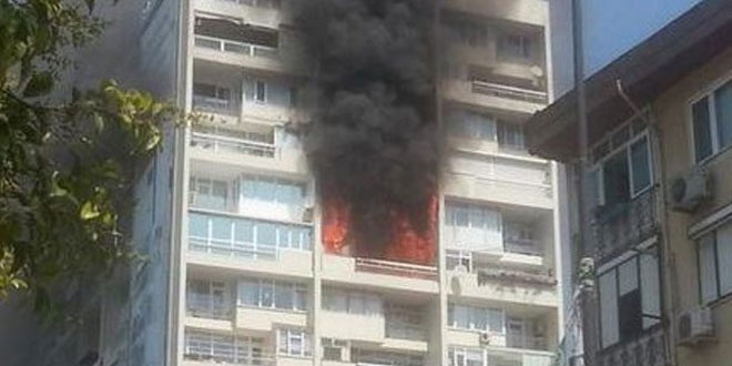 İstanbul Mecidiyeköy’de yangın