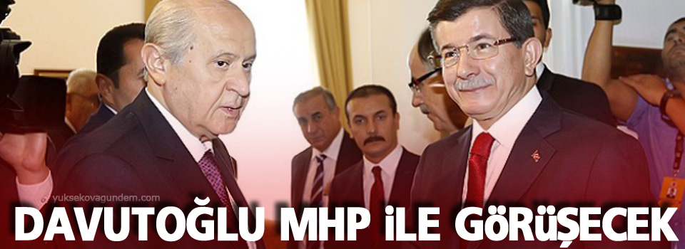 Davutoğlu Bahçeli’den randevu talep etti