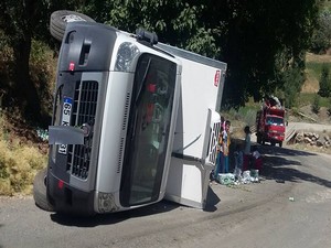 Durankaya yolunda kaza 1 yaralı