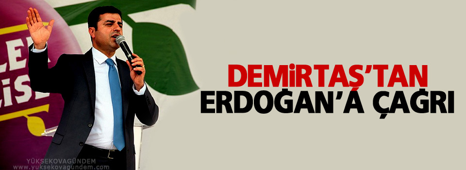 Demirtaş'tan Erdoğan'a çağrı