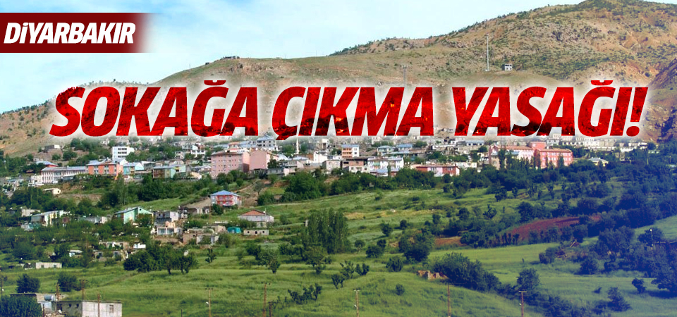 Diyarbakır Lice'de sokağa çıkma yasağı