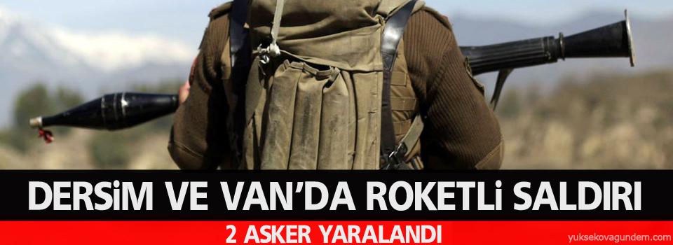 Roketli saldırı, 2 asker yaralandı