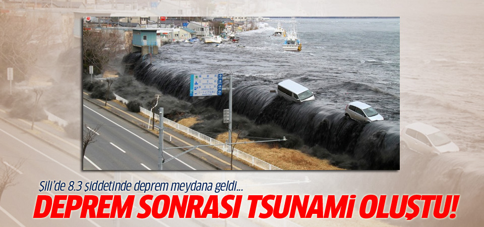 Şili'de deprem sonrası tsunami kabusu