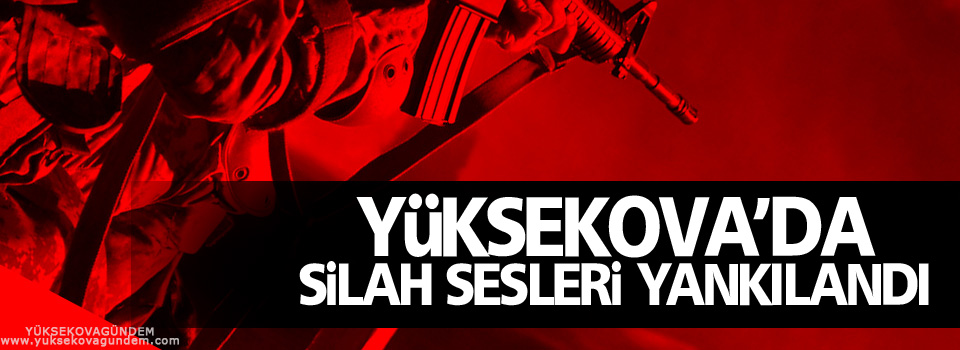 Yüksekova'da silah sesleri