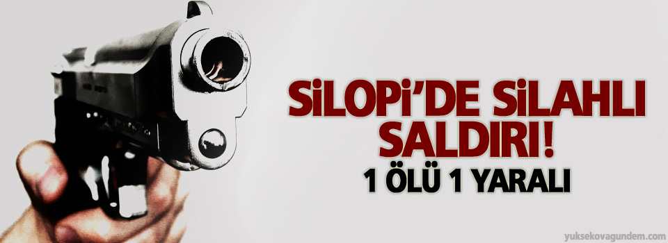 Silahlı saldırı 1 ölü, 1 yaralı