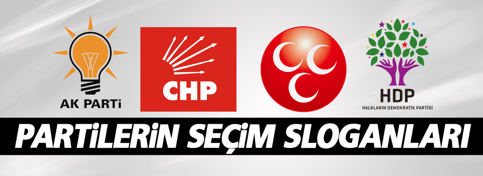 Partilerin seçim sloganları