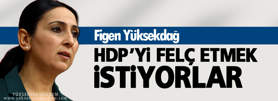 Yüksekdağ: HDP'yi felç etmek istiyorlar'