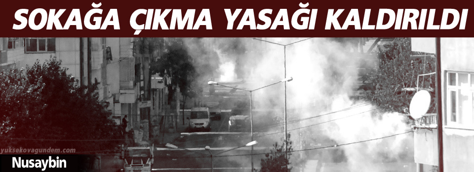 Nusaybin'de yasak kalktı