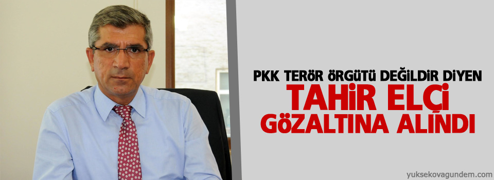 Tahir Elçi gözaltına alındı