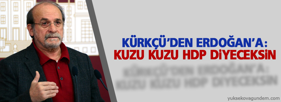 Kürkçü’den Erdoğan’a: Kuzu kuzu HDP diyeceksin