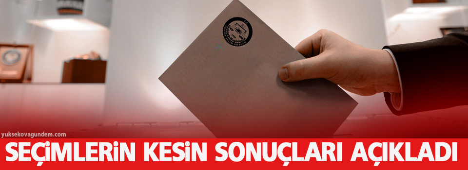 YSK, 1 Kasım genel seçimlerinin kesin sonuçlarını açıkladı